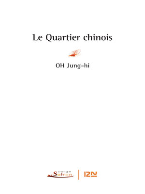 cover image of Le quartier chinois